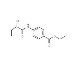 Ethyl 4-[(2-bromobutanoyl)amino]benzoate - chemical structure image