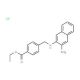 Ethyl 4-[(3-amino-2-naphthyl)aminomethyl]benzoate hydrochloride - chemical structure image