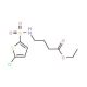 ethyl 4-{[(5-chlorothien-2-yl)sulfonyl]amino}butanoate - chemical structure image