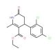 Ethyl 4-(2,4-dichlorophenyl)-2-methyl-6-oxo-1,4,5,6-tetrahydro-3-pyridinecarboxylate - chemical structure image