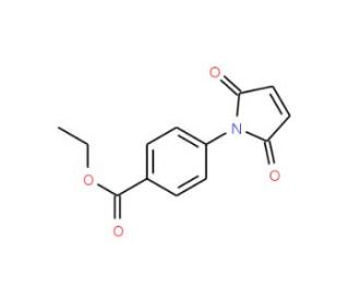 ethyl 4-(2,5-dioxo-2,5-dihydro-1H-pyrrol-1-yl)benzoate (CAS 14794-06-0) - chemical structure image