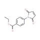 ethyl 4-(2,5-dioxo-2,5-dihydro-1H-pyrrol-1-yl)benzoate (CAS 14794-06-0) - chemical structure image