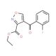 Ethyl 4-(2-fluorobenzoyl)isoxazole-3-carboxylate - chemical structure image