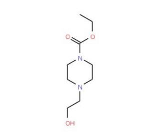 Ethyl 4-(2-hydroxyethyl)piperazine-1-carboxylate (CAS 14000-66-9) - chemical structure image
