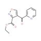 Ethyl 4-(2-pyridinylcarbonyl)-3-isoxazolecarboxylate - chemical structure image