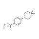Ethyl 4-(4,4-dimethylpiperidino)benzenecarboxylate (CAS 406233-25-8) - chemical structure image