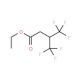 Ethyl 4,4,4-trifluoro-3-(trifluoromethyl)-butyrate (CAS 17327-34-3) - chemical structure image
