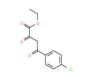 ethyl 4-(4-chlorophenyl)-2,4-dioxobutanoate (CAS 5814-38-0) - chemical structure image