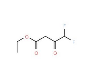 Ethyl 4,4-difluoro-3-oxobutyrate (CAS 352-24-9) - chemical structure image
