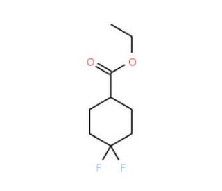 Ethyl 4,4-difluorocyclohexanecarboxylate (CAS 178312-47-5) - chemical structure image