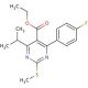 Ethyl 4-(4-Fluorophenyl)-6-isopropyl-2-methylthiopyrimidine-5-carboxylate (CAS 147118-27-2) - chemical structure image