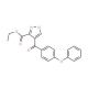 Ethyl 4-(4-phenoxybenzoyl)-3-isoxazolecarboxylate - chemical structure image