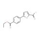 Ethyl 4-(5-chlorocarbonyl-2-furyl)benzoate (CAS 333435-04-4) - chemical structure image