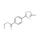 Ethyl 4-(5-methyl-1,2,4-oxadiazol-3-yl)benzoate (CAS 850375-01-8) - chemical structure image