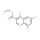 Ethyl 4,6,8-trichloroquinoline-3-carboxylate (CAS 31602-08-1) - chemical structure image