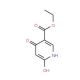 Ethyl 4,6-dihydroxynicotinate (CAS 6975-44-6) - chemical structure image