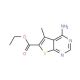 Ethyl 4-amino-5-methylthieno[2,3-d]pyrimidine-6-carboxylate - chemical structure image