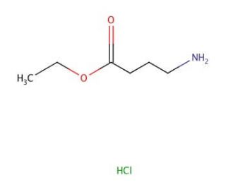 Ethyl 4-aminobutyrate hydrochloride (CAS 6937-16-2) - chemical structure image