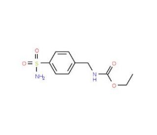 ethyl 4-(aminosulfonyl)benzylcarbamate (CAS 39148-61-3) - chemical structure image