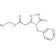 ethyl (4-benzyl-5-mercapto-4H-1,2,4-triazol-3-yl)acetate - chemical structure image