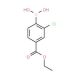 Ethyl 4-borono-3-chlorobenzoate (CAS 913835-94-6) - chemical structure image