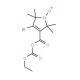 Ethyl 4-Bromo-1-oxyl-2,2,5,5-tetramethyl-δ3-pyrroline-3-carboxylate (CAS 215956-48-2) - chemical structure image
