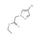 ethyl (4-bromo-1H-pyrazol-1-yl)acetate - chemical structure image