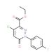 Ethyl 4-chloro-1-(4-fluorophenyl)-6-oxo-1,6-dihydro-3-pyridazinecarboxylate - chemical structure image