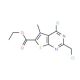 ethyl 4-chloro-2-(chloromethyl)-5-methylthieno[2,3-d]pyrimidine-6-carboxylate - chemical structure image