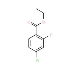 Ethyl 4-chloro-2-fluorobenzoate (CAS 4793-20-8) - chemical structure image