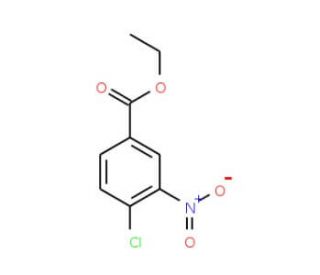 Ethyl 4-chloro-3-nitrobenzoate (CAS 16588-16-2) - chemical structure image