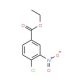 Ethyl 4-chloro-3-nitrobenzoate (CAS 16588-16-2) - chemical structure image