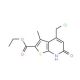 ethyl 4-(chloromethyl)-3-methyl-6-oxo-6,7-dihydrothieno[2,3-b]pyridine-2-carboxylate - chemical structure image