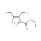 Ethyl 4-(chloromethyl)-5-ethylisoxazole-3-carboxylate - chemical structure image