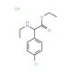 ethyl (4-chlorophenyl)(ethylamino)acetate hydrochloride - chemical structure image