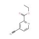 Ethyl 4-cyano-2-pyridinecarboxylate (CAS 97316-50-2) - chemical structure image