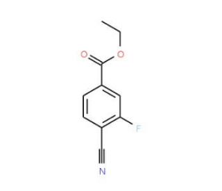 Ethyl 4-cyano-3-fluorobenzenecarboxylate - chemical structure image