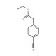 Ethyl 4-cyanophenylacetate (CAS 1528-41-2) - chemical structure image