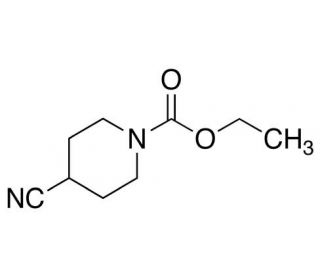 Ethyl 4-Cyanopiperidine-1-carboxylate (CAS 182808-28-2) - chemical structure image