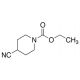 Ethyl 4-Cyanopiperidine-1-carboxylate (CAS 182808-28-2) - chemical structure image