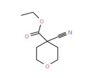 ethyl 4-cyanotetrahydro-2H-pyran-4-carboxylate - chemical structure image