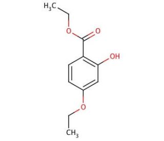 Ethyl 4-ethoxy-2-hydroxybenzoate (CAS 29264-30-0) - chemical structure image