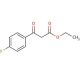 Ethyl (4-fluorobenzoyl)acetate (CAS 1999-00-4) - chemical structure image