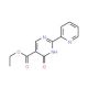 Ethyl 4-hydroxy-2-(2-pyridinyl)-5-pyrimidinecarboxylate (CAS 60060-10-8) - chemical structure image
