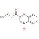 Ethyl 4-hydroxy-2-quinolinecarboxylate (CAS 24782-43-2) - chemical structure image