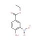 Ethyl 4-hydroxy-3-nitrobenzoate (CAS 19013-10-6) - chemical structure image
