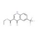 Ethyl 4-hydroxy-6-(trifluoromethyl)quinoline-3-carboxylate (CAS 26893-12-9) - chemical structure image