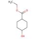Ethyl 4-hydroxycyclohexanecarboxylate, mixture of cis and trans (CAS 17159-80-7) - chemical structure image