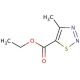 Ethyl 4-methyl-1,2,3-thiadiazole-5-carboxylate (CAS 18212-20-9) - chemical structure image