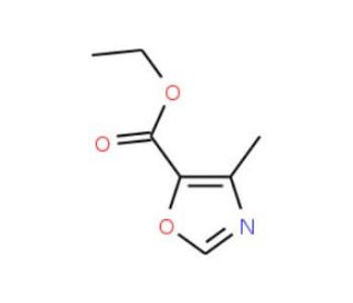 Ethyl 4-methyl-1,3-oxazole-5-carboxylate (CAS 20485-39-6) - chemical structure image